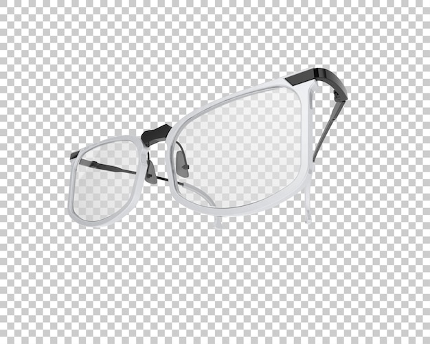 PSD sonnenbrille isoliert auf dem hintergrund 3d-rendering-illustration