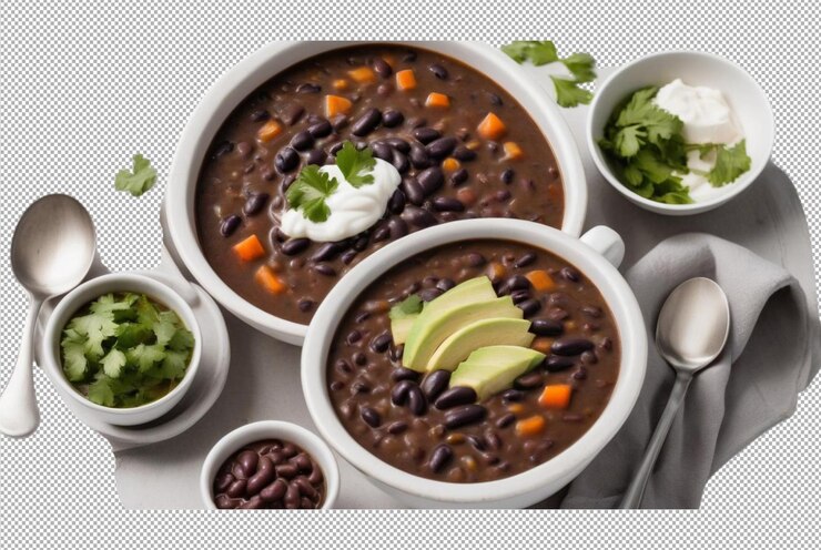 PSD sopa de frijol negro una comida abundante para todas las ocasiones