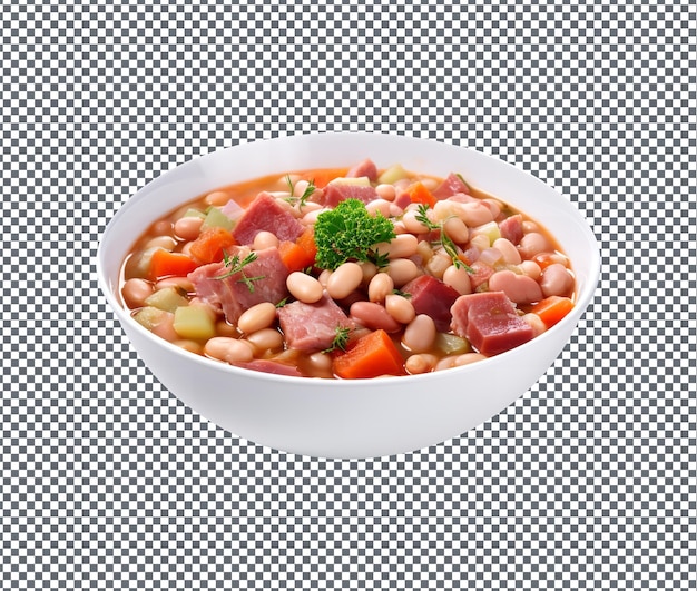 Sopa marroquina saborosa e deliciosa isolada em fundo transparente