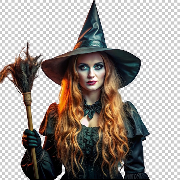 PSD une sorcière pour halloween