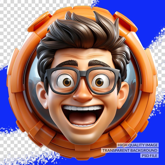 PSD sorpresa 3d png clipart trasfondo aislado transparente