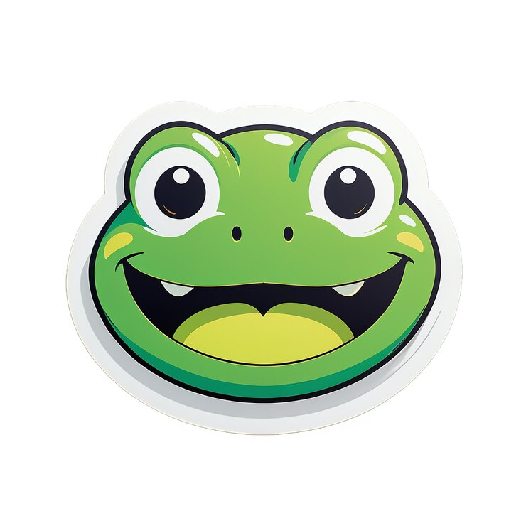 PSD sorrisos de sapo adesivo