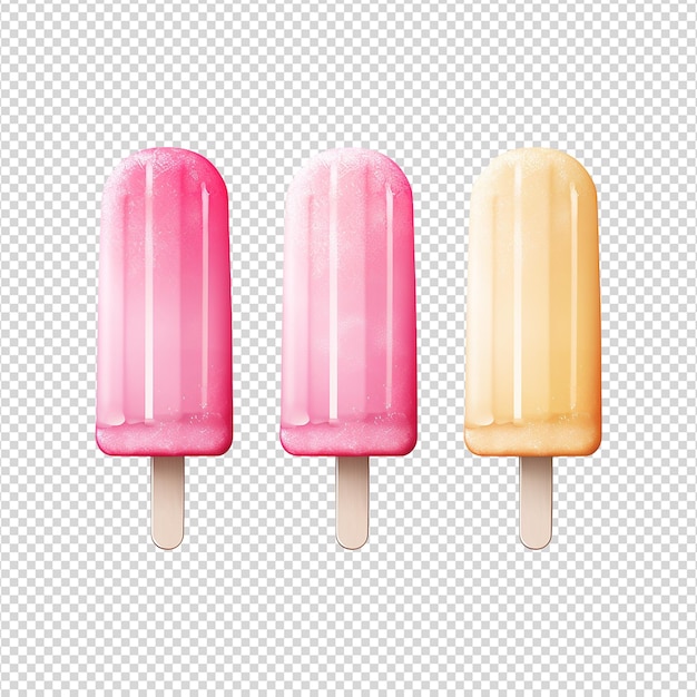 Sorvete de gelado isolado em fundo transparente png