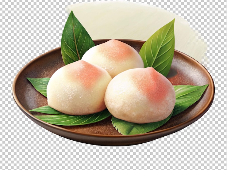 PSD sorvete mochi deserto japonês