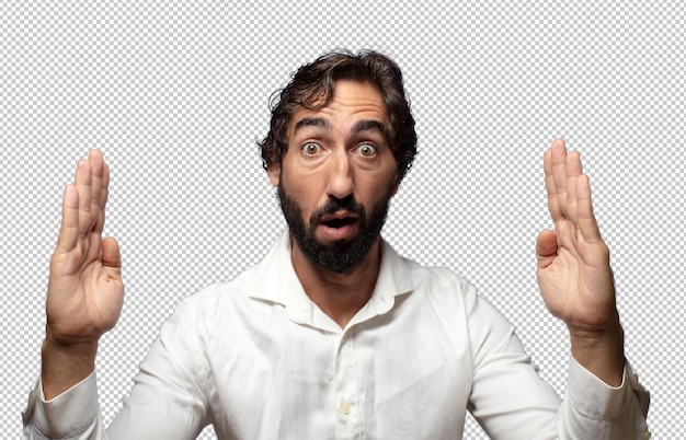 sosteniendo un objeto con ambas manos mostrando ofreciendo o publicitando un objeto