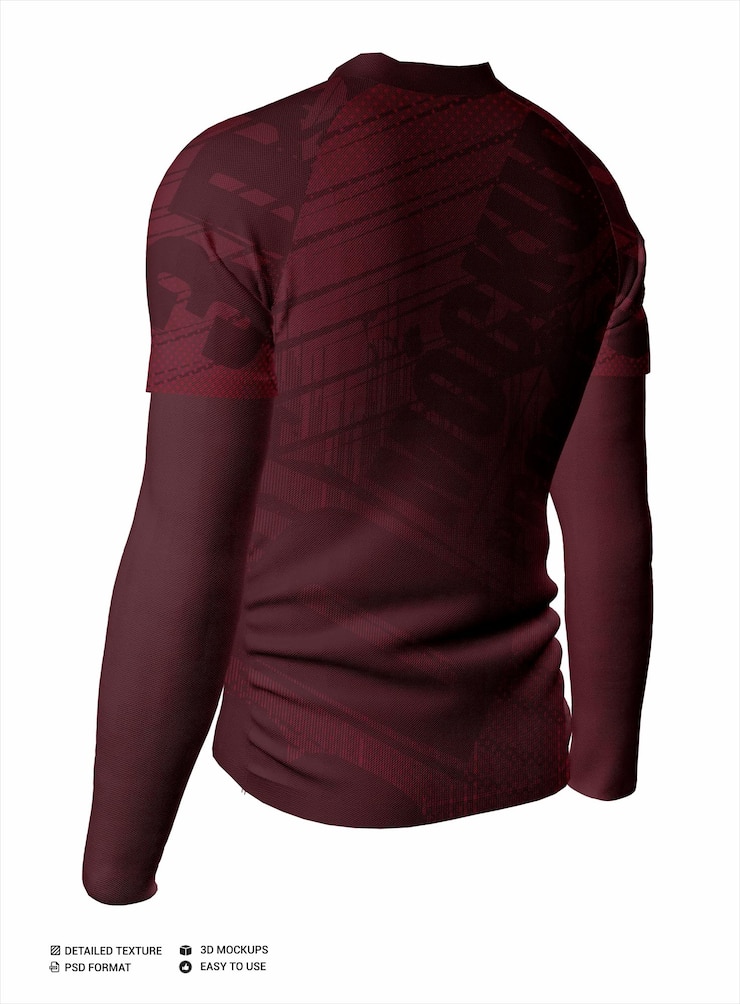 PSD sotto a sinistra cufflink jersey mockop