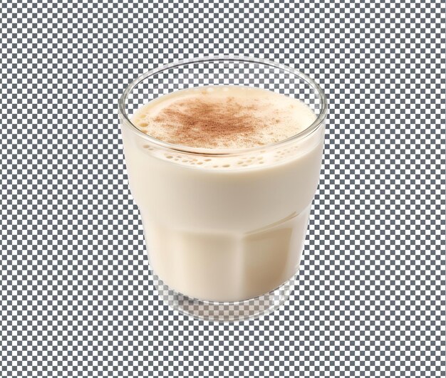 PSD soummy eggnog latte aislado sobre un fondo transparente