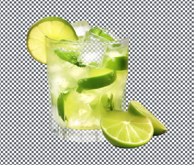 PSD soummy hot caipirinha isolado em fundo transparente