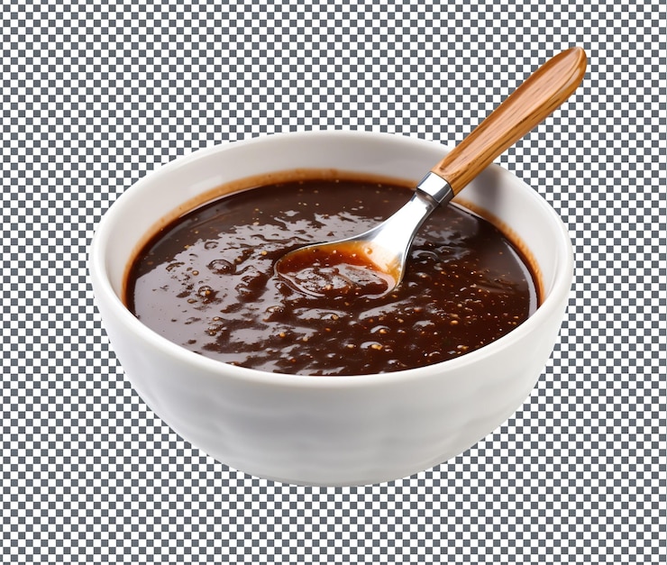 PSD soummy jerk sauce isolato su sfondo trasparente
