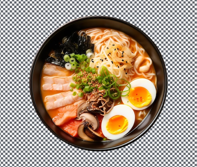 Soummy Miso Ramen isolado em fundo transparente