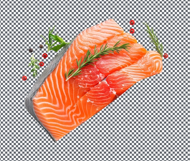 Soummy Salmon Wild catturato isolato su sfondo trasparente