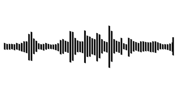 PSD sound wave effect sound wave ilustration
