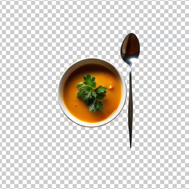 PSD soupe de minestrone sur la table