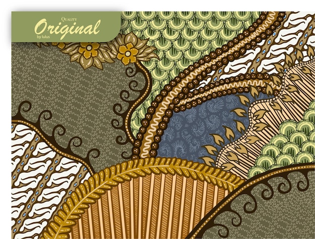source file for batik designs from indonesia very easy to change colorsprint