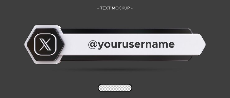 PSD soziale medien x banner-text-mockup