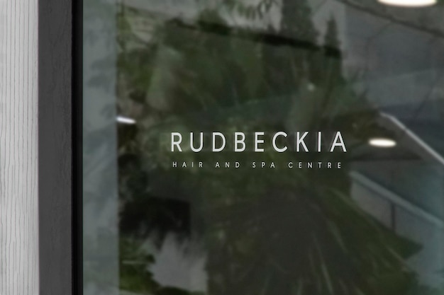 Spa-Fenster-Zeichen-Logo-Modell