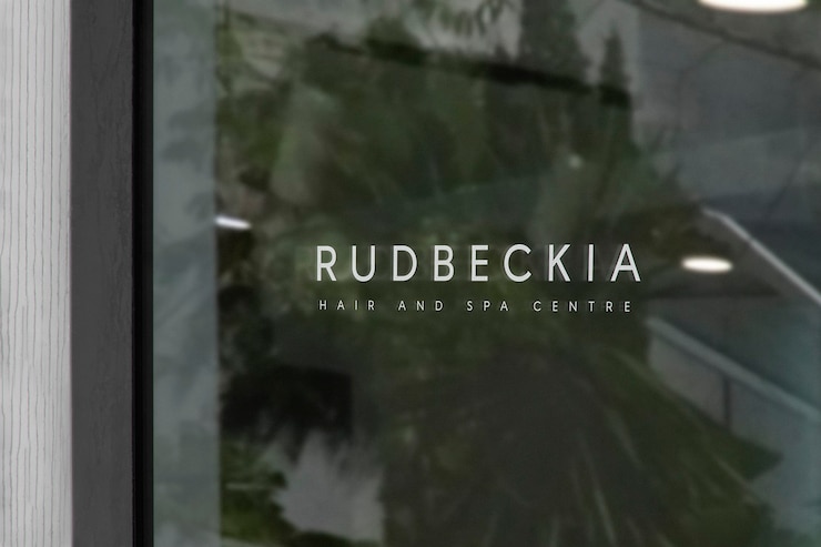 PSD spa-fenster-zeichen-logo-modell