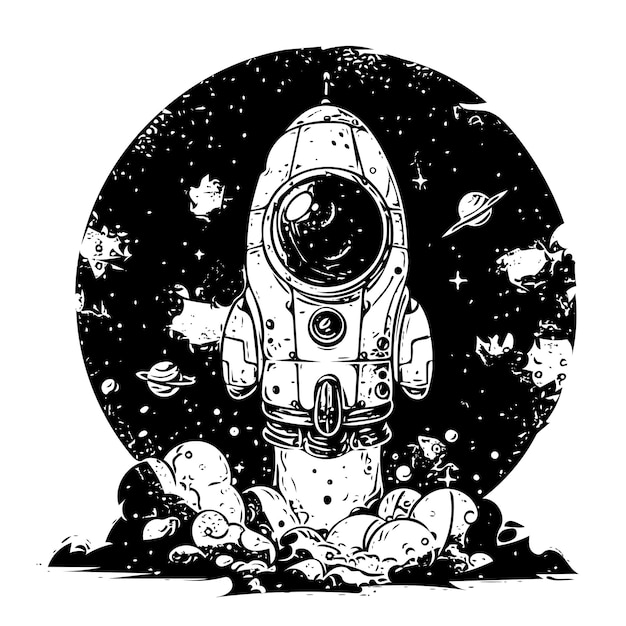 Space Adventures Sticker Adorable Warm Colors Artstation Kontur Vector Weißer Hintergrund Detaillierter ar 11 Stil Roh stilisieren 750 Job ID a287c89f7d9c4f78871dcca906f1981b