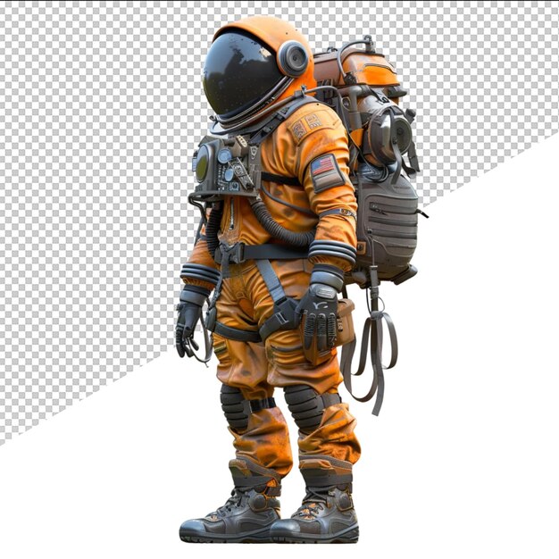 PSD a space suit with an astronaut on it