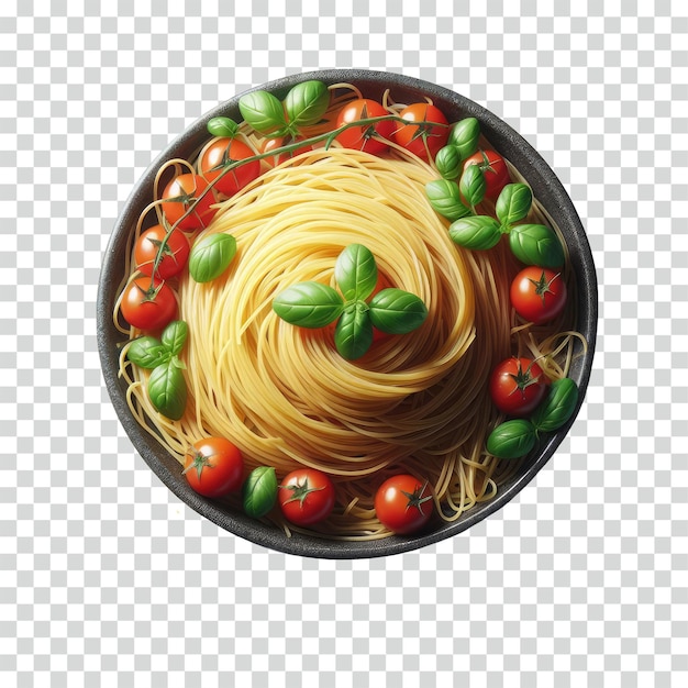 Spaghetti-transparenter Hintergrund.