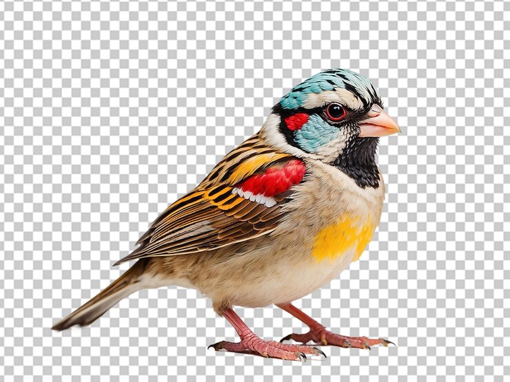 PSD sparrow bird