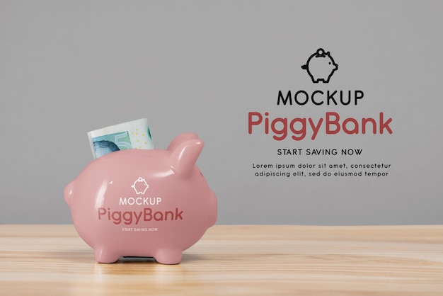 Sparschwein aus Keramik zum Sparen und Finanzen