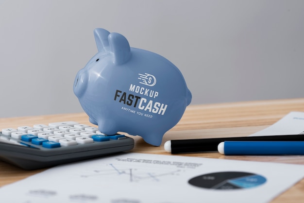 Sparschwein aus Keramik zum Sparen und Finanzen