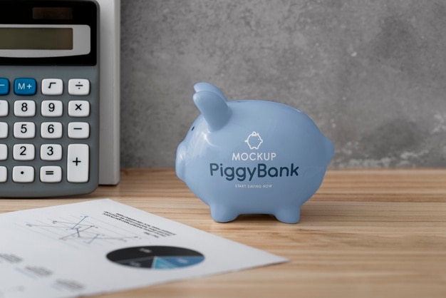 Sparschwein aus Keramik zum Sparen und Finanzen