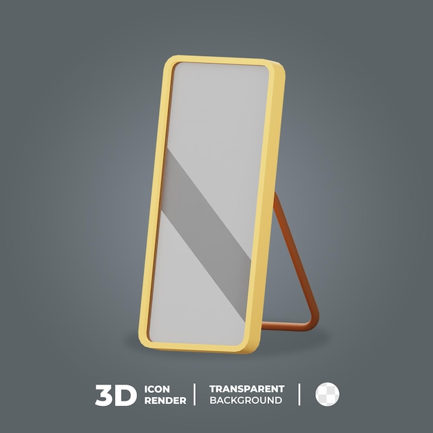 Specchio dell'icona 3D