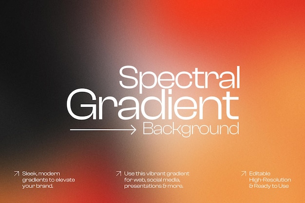 Spectral Gradient Background per il Web e i social media