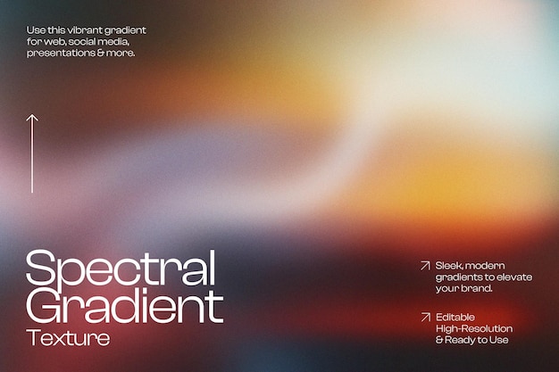 Spectral Gradient Texture for Web Social Media and Presentations