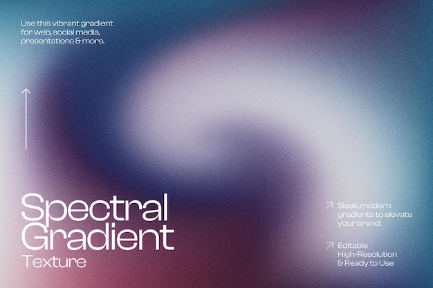 Spectral Gradient Texture for Web Social Media Presentations  More