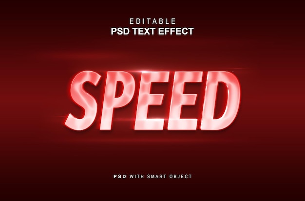 Speed-text-3d