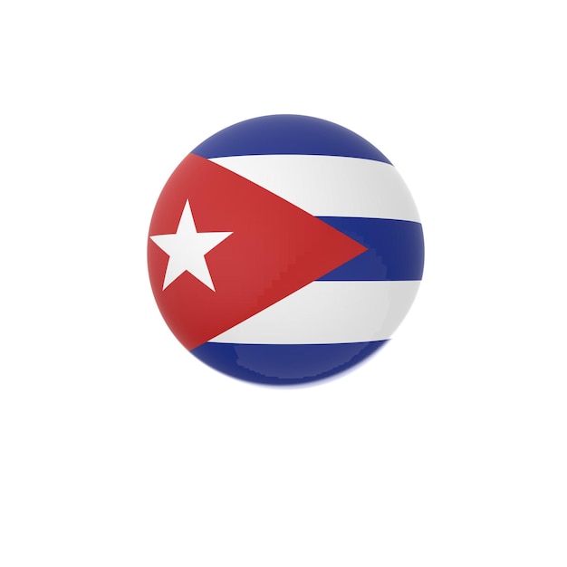 Sphère du drapeau cubain
