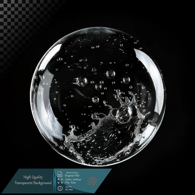 Sphère de gouttelettes d'eau