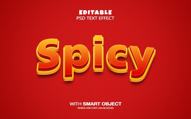 Spicy text effect