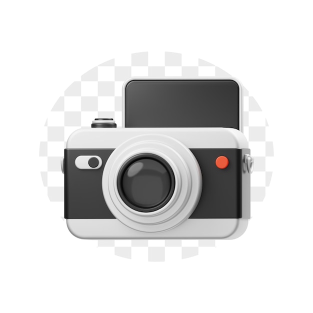 Spiegellose Kamera 3D Icon Premium Psd
