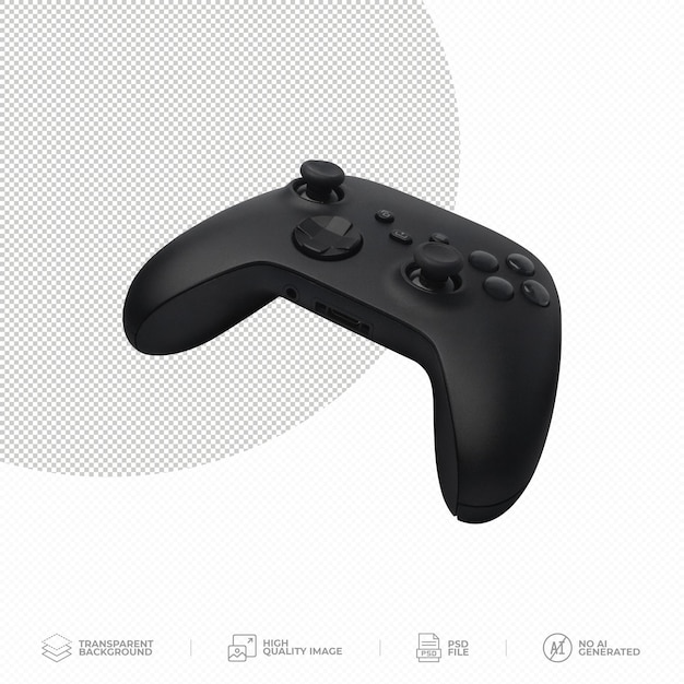 Spiele-Controller auf durchsichtigem Hintergrund