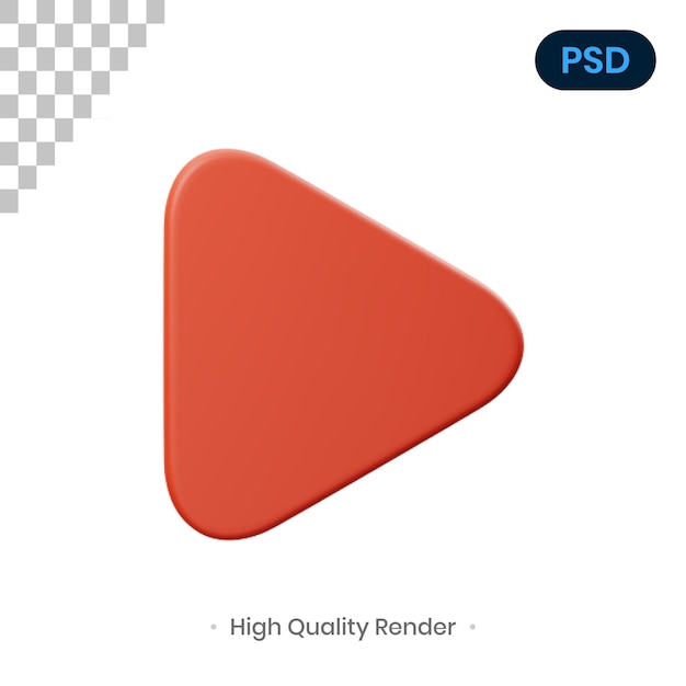 Spielen Sie 3D Render Illustration Premium Psd