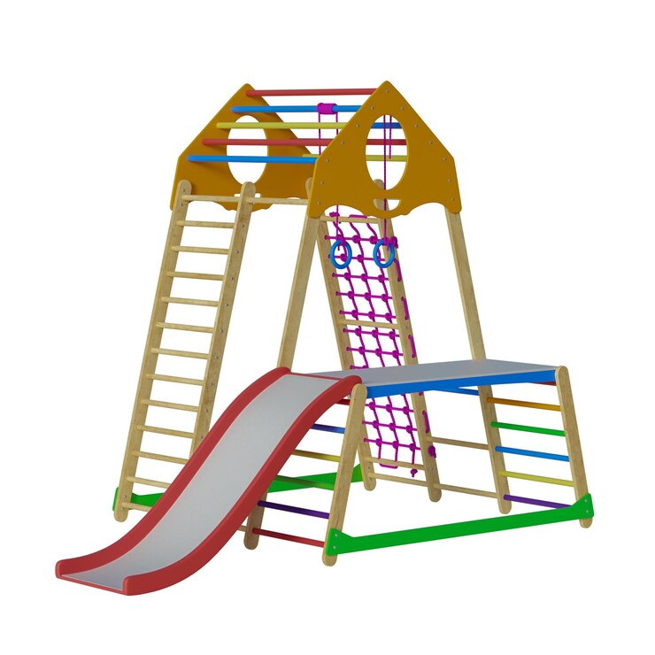 PSD spielstruktur kinder bezahlen dinge im freien fitness-spielplatz kein hintergrund anderes design png weißer hintergrund isoliert abstraktes 3d-modell
