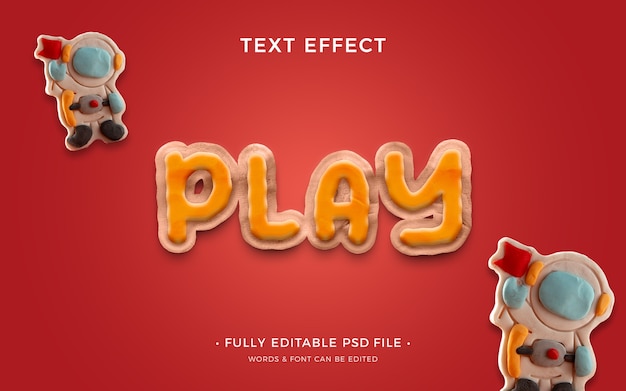 PSD spielteig-texteffekt