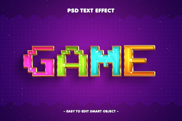 PSD spieltexteffekt