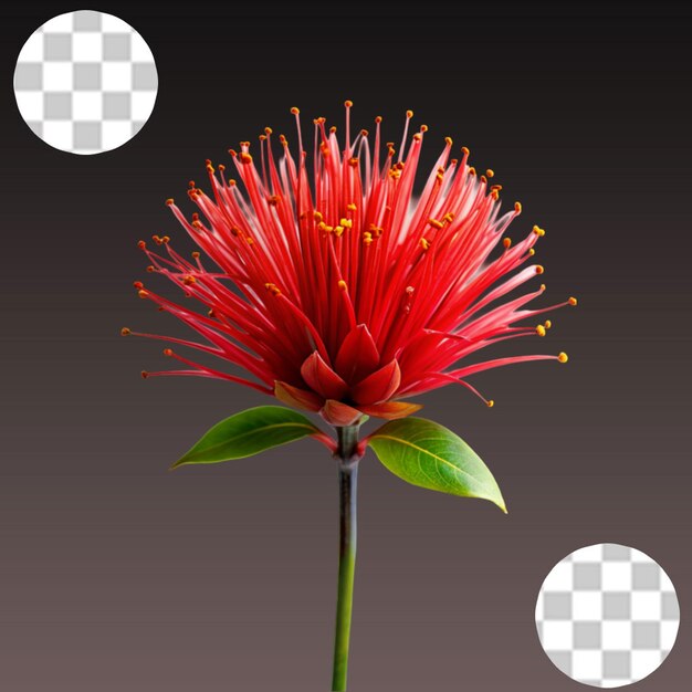 Spinnenblume png isoliert auf durchsichtigem hintergrund