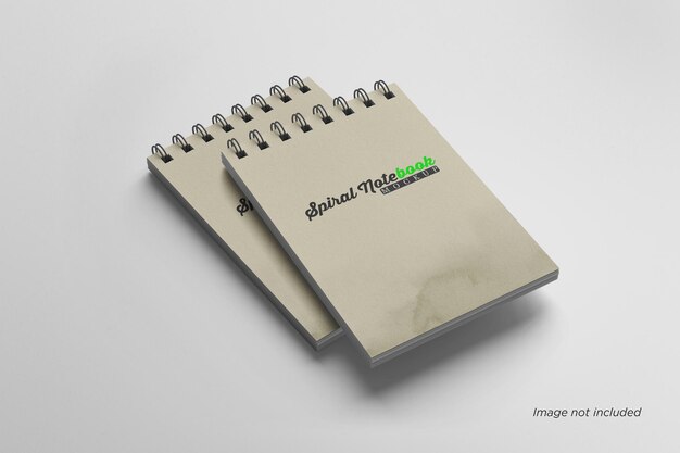 Spiral Notebook Mockup
