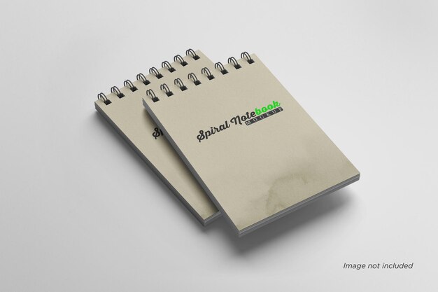 PSD spiral-notebook-mockup