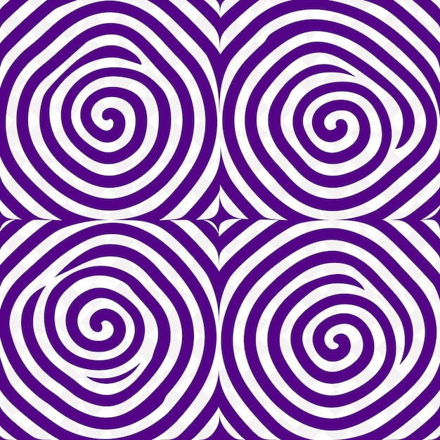 PSD les spirales sont le même motif que le violet