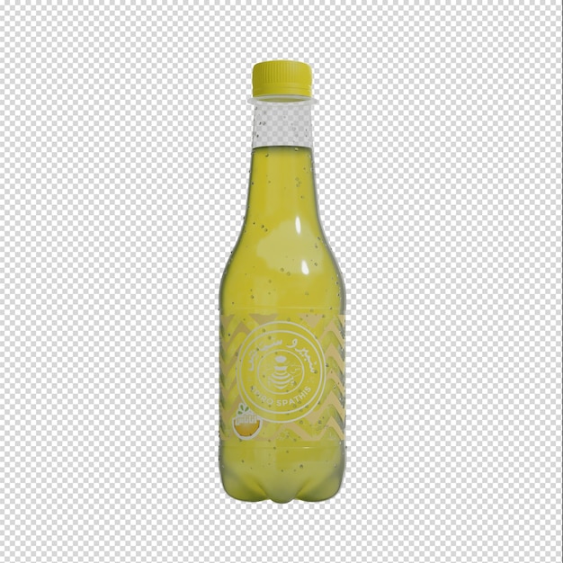 Spiro Spathis-Flasche PNG-Ananas