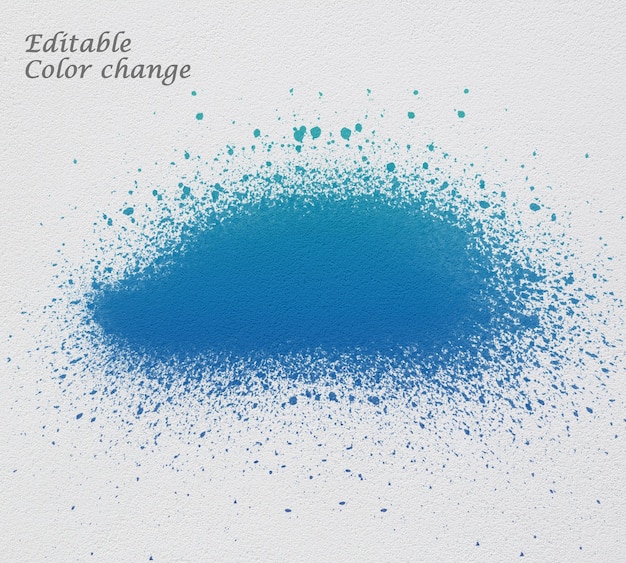 Splash aquarelle de peinture en aérosol