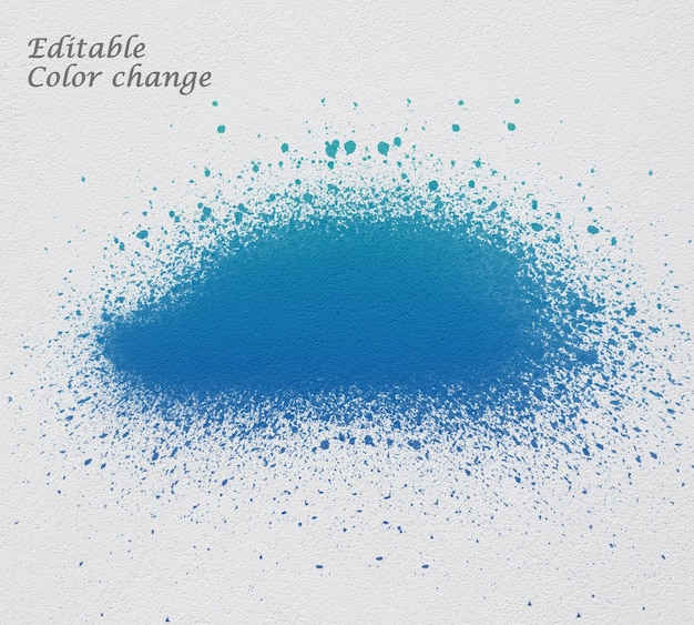 Splash Aquarelle De Peinture En Aérosol