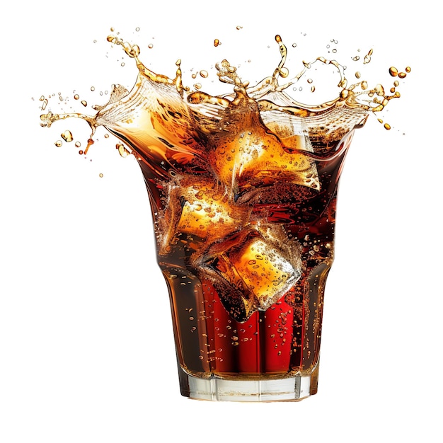 PSD splash de coca-cola ou d'autres produits à base de coca